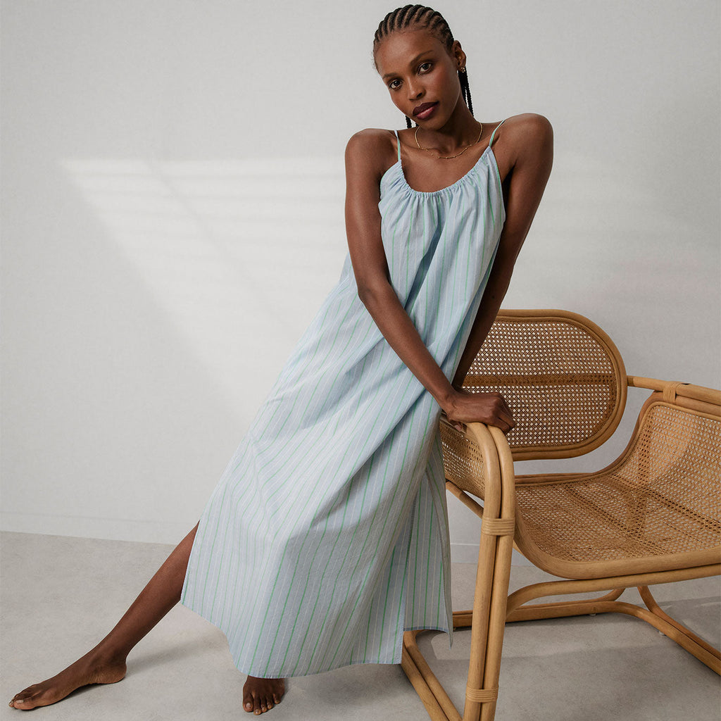 Airy Cotton Maxi Dress