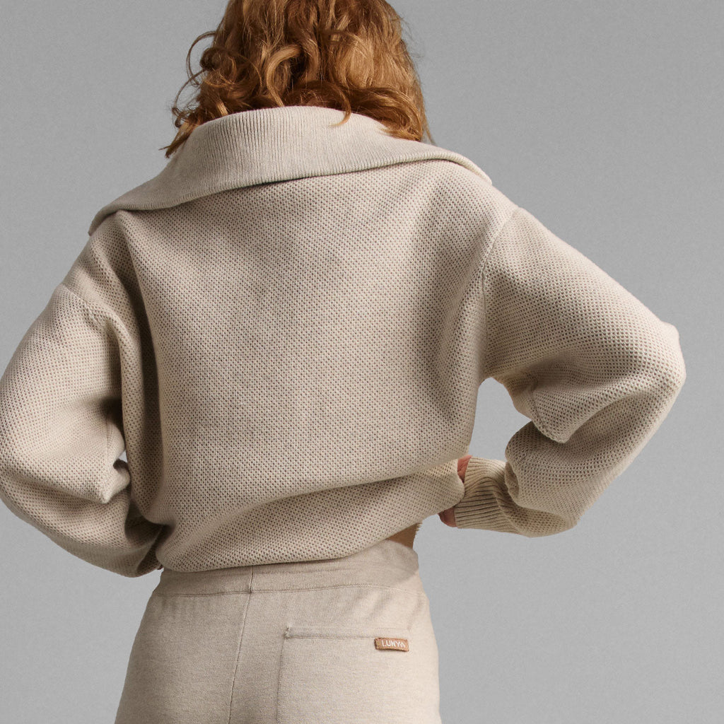 Cottonsilk™ Collared Half Zip