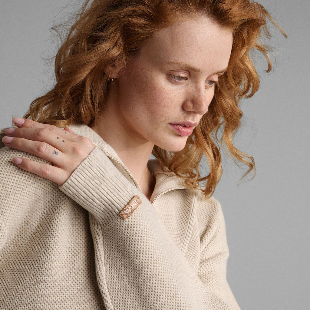 Cottonsilk™ Collared Half Zip