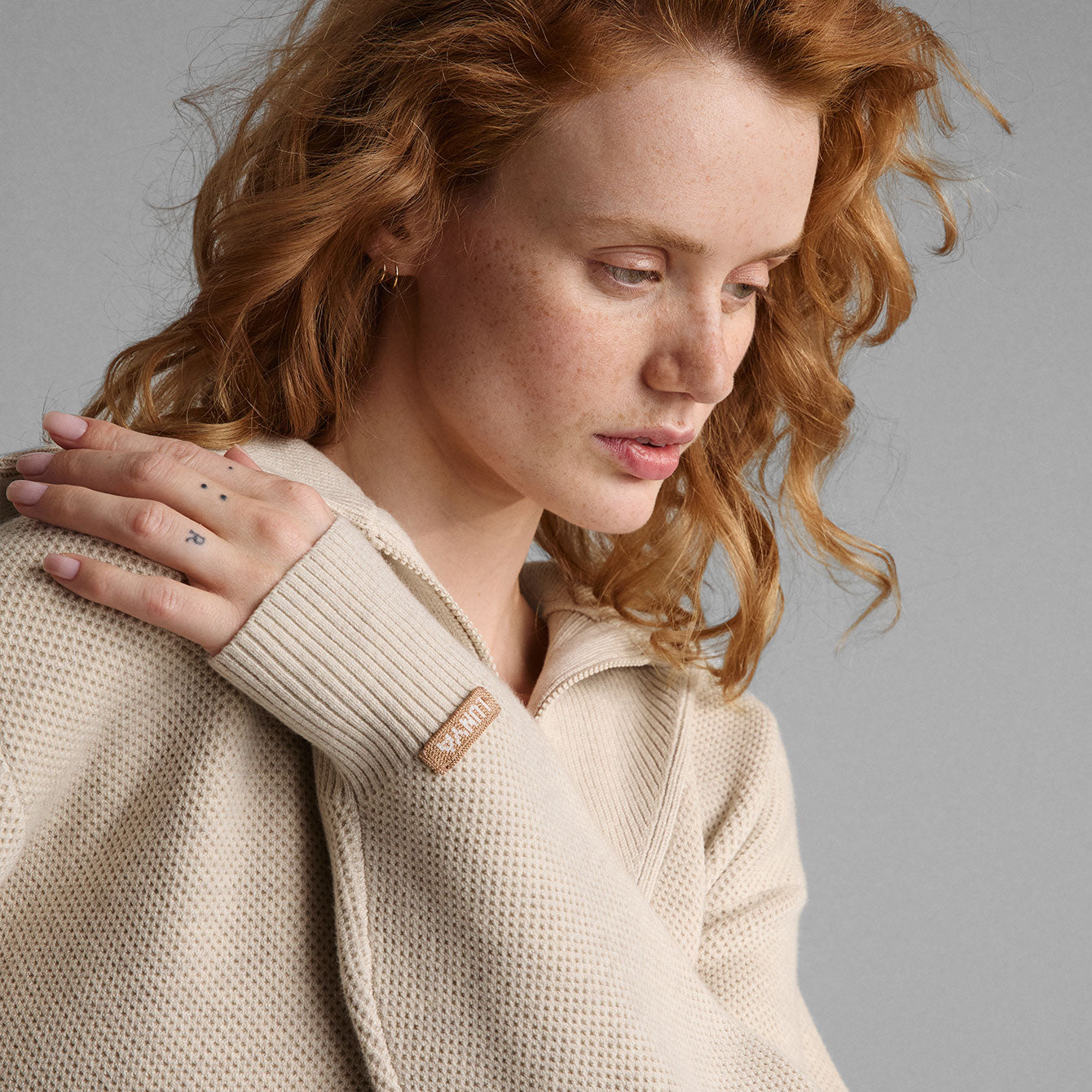 Cottonsilk™ Collared Half Zip