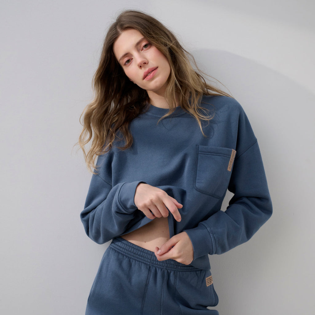 Silksweats™ Midweight Reversible Crew Neck Sweatshirt