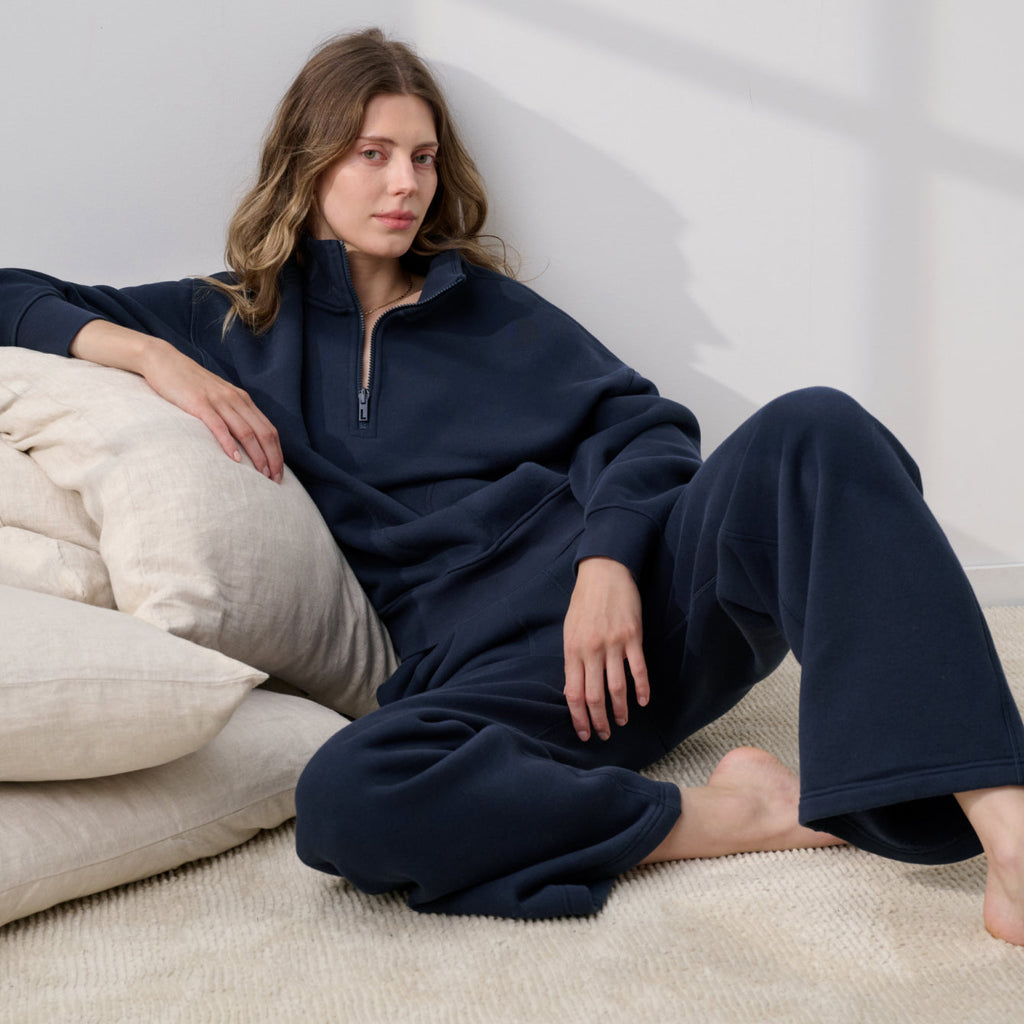 Silksweats™ Terry Straight Leg Pant