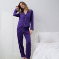 Washable Silk Long Sleeve Pant Set