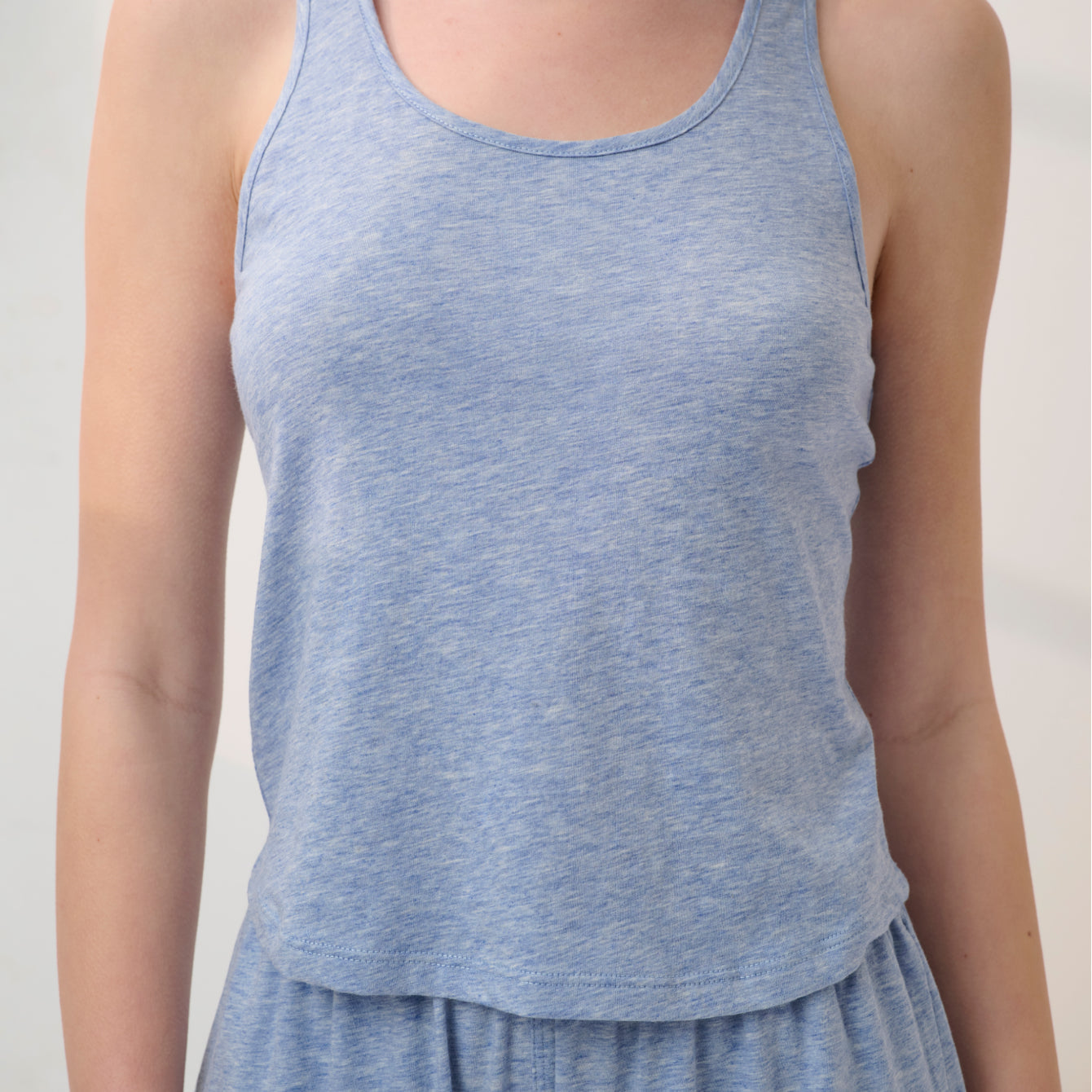 Organic Pima Curved Hem Tank