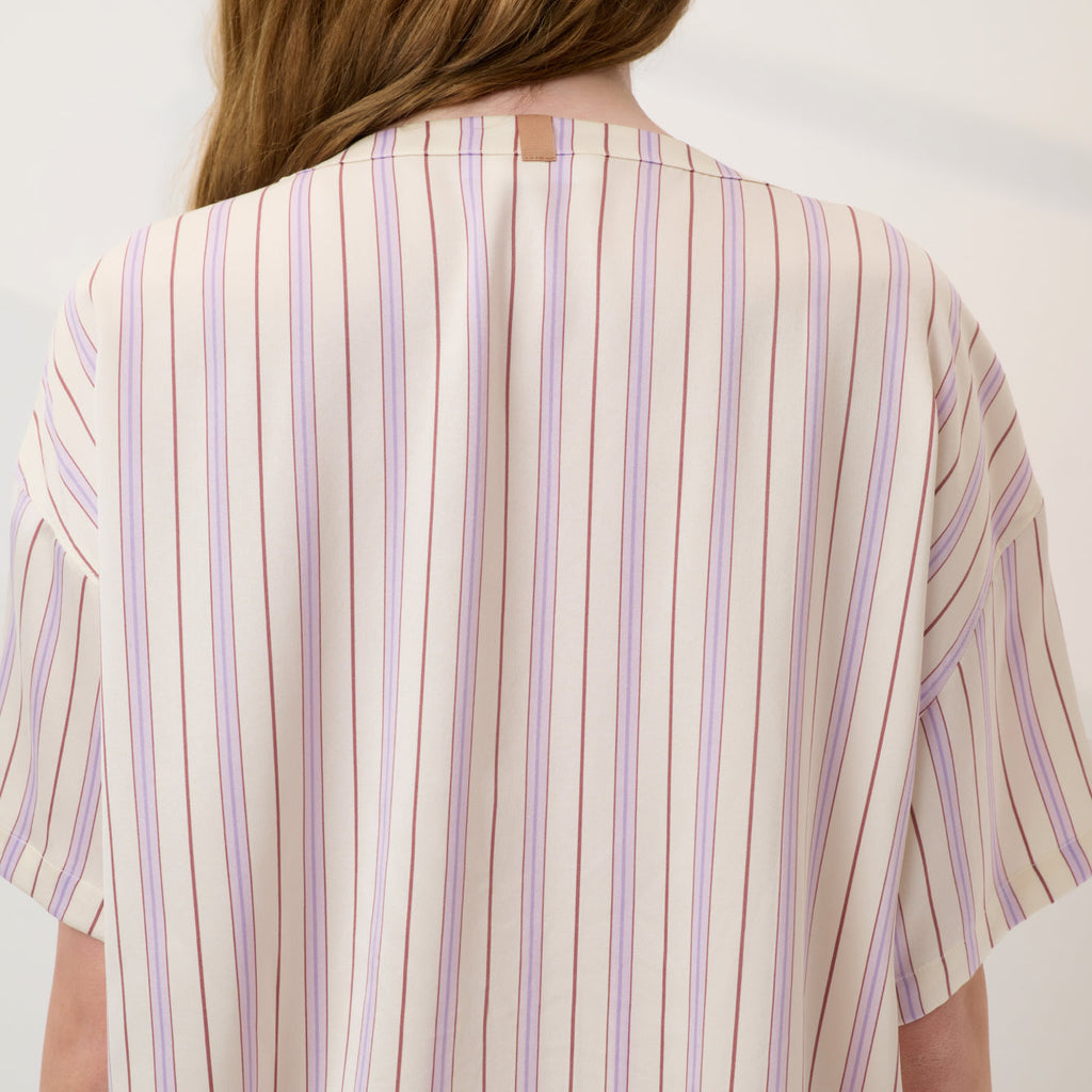 Washable Silk Tee Short Set