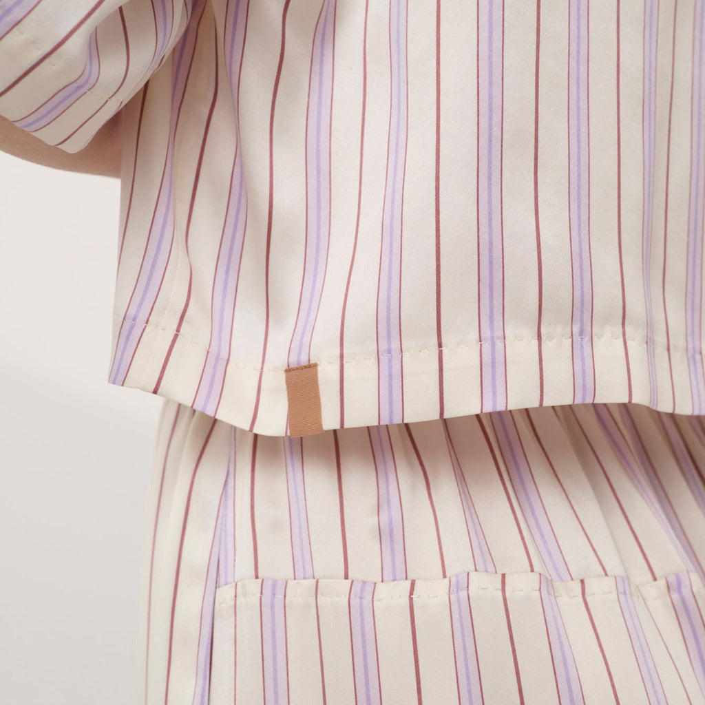 Washable Silk High Rise Pant Set