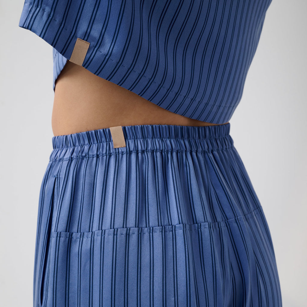 Washable Silk High Rise Pant Set