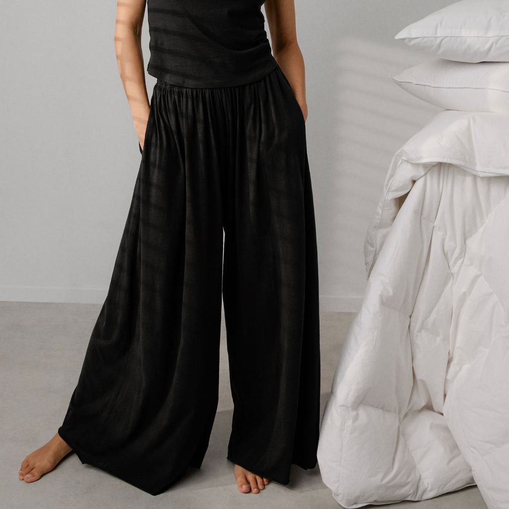 Organic Pima Wide Leg Pant