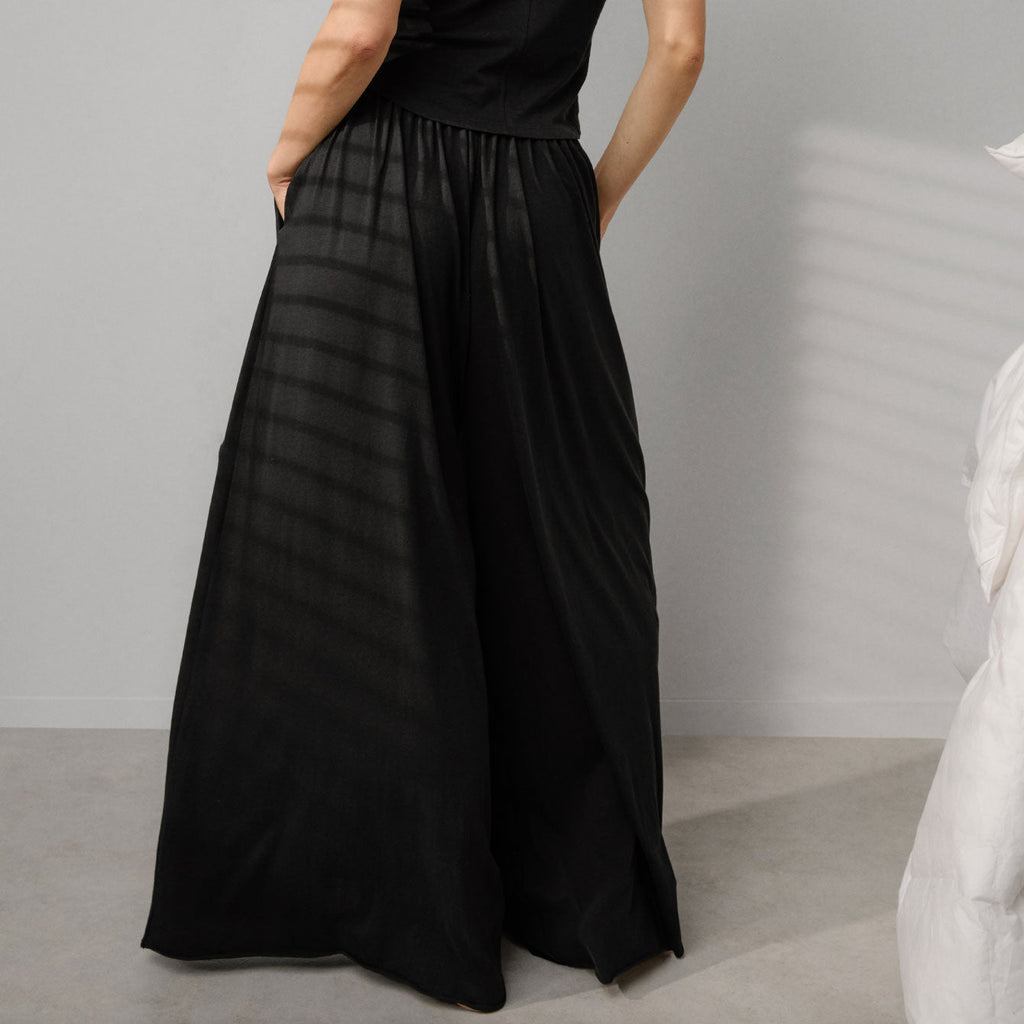 Organic Pima Wide Leg Pant