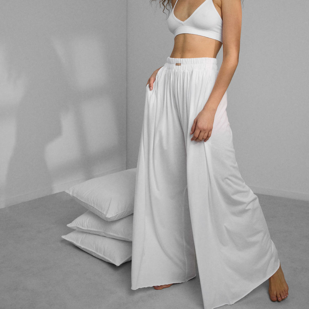 Organic Pima Wide Leg Pant