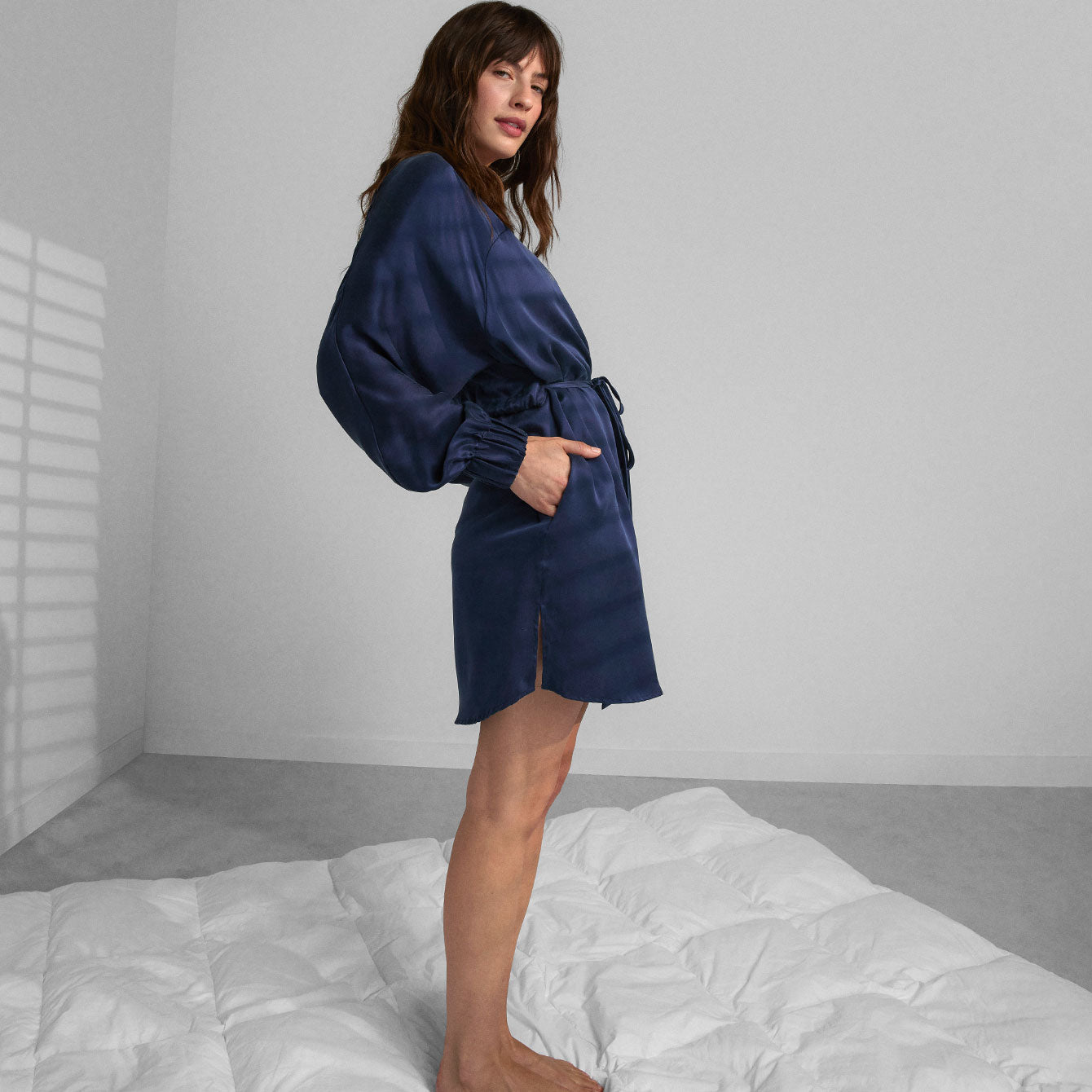 Washable Silk Robe
