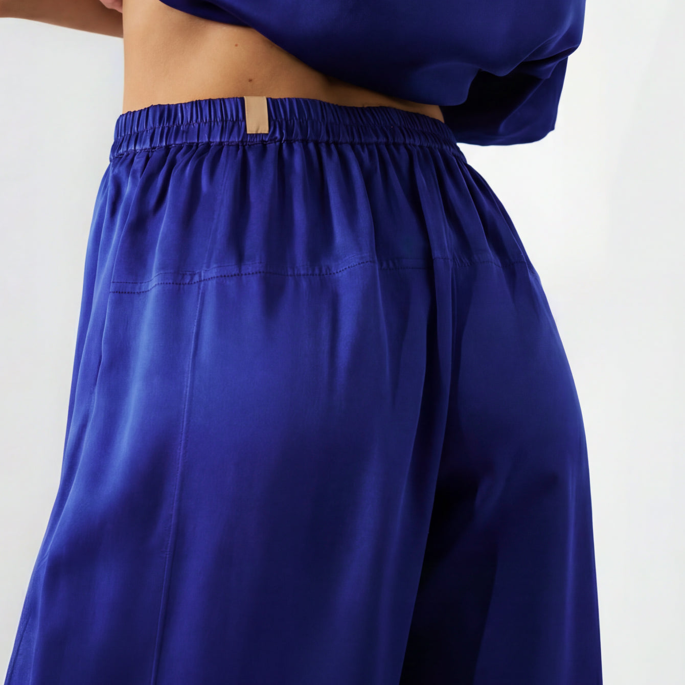 Washable Silk Tee Pant Set